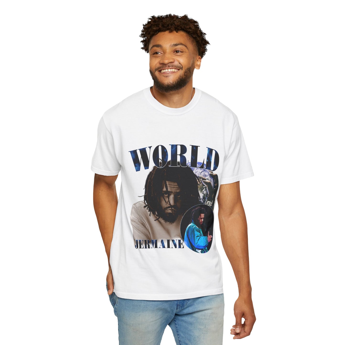 World Jermaine T-Shirt — Graphic Portrait Tee