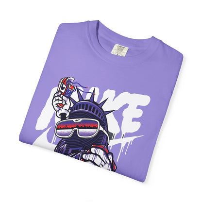 Retro Graffiti Statue of Liberty Illustration (’Like’ Spray Can)