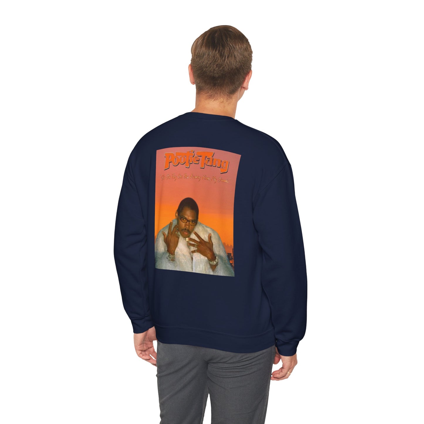 Pootie Tang Keywear Graphic Sweatshirt — Vintage Portrait Back Print Crewneck