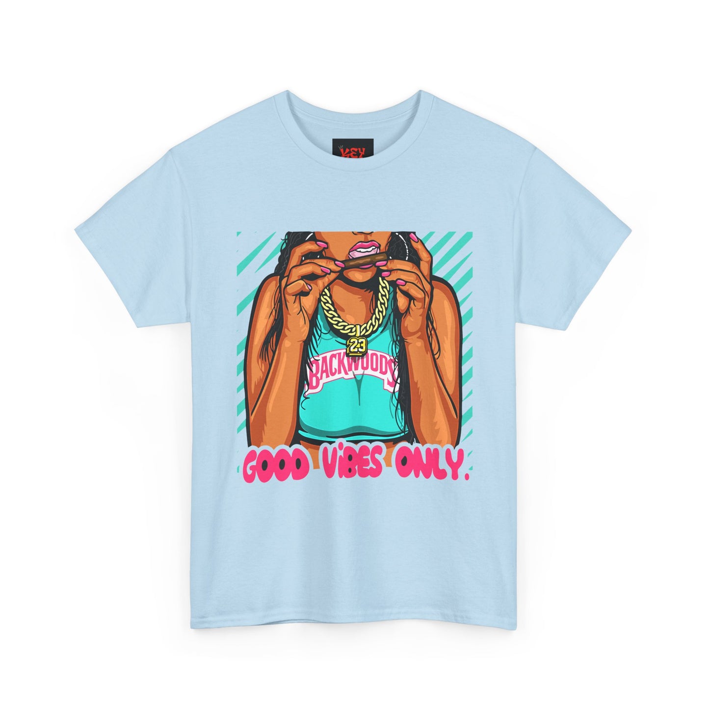 Good Vibes Only Tee — Retro Pop Art Graphic T-Shirt