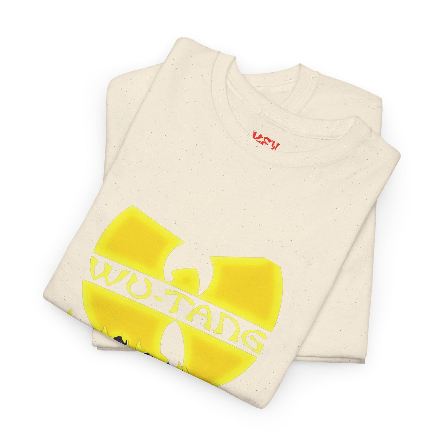 Wu-Tang Clan Logo Photo Tee — Yellow Icon Graphic T-Shirt