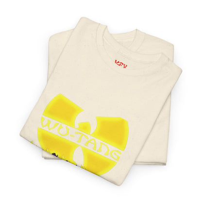 Wu-Tang Clan Logo Photo Tee — Yellow Icon Graphic T-Shirt