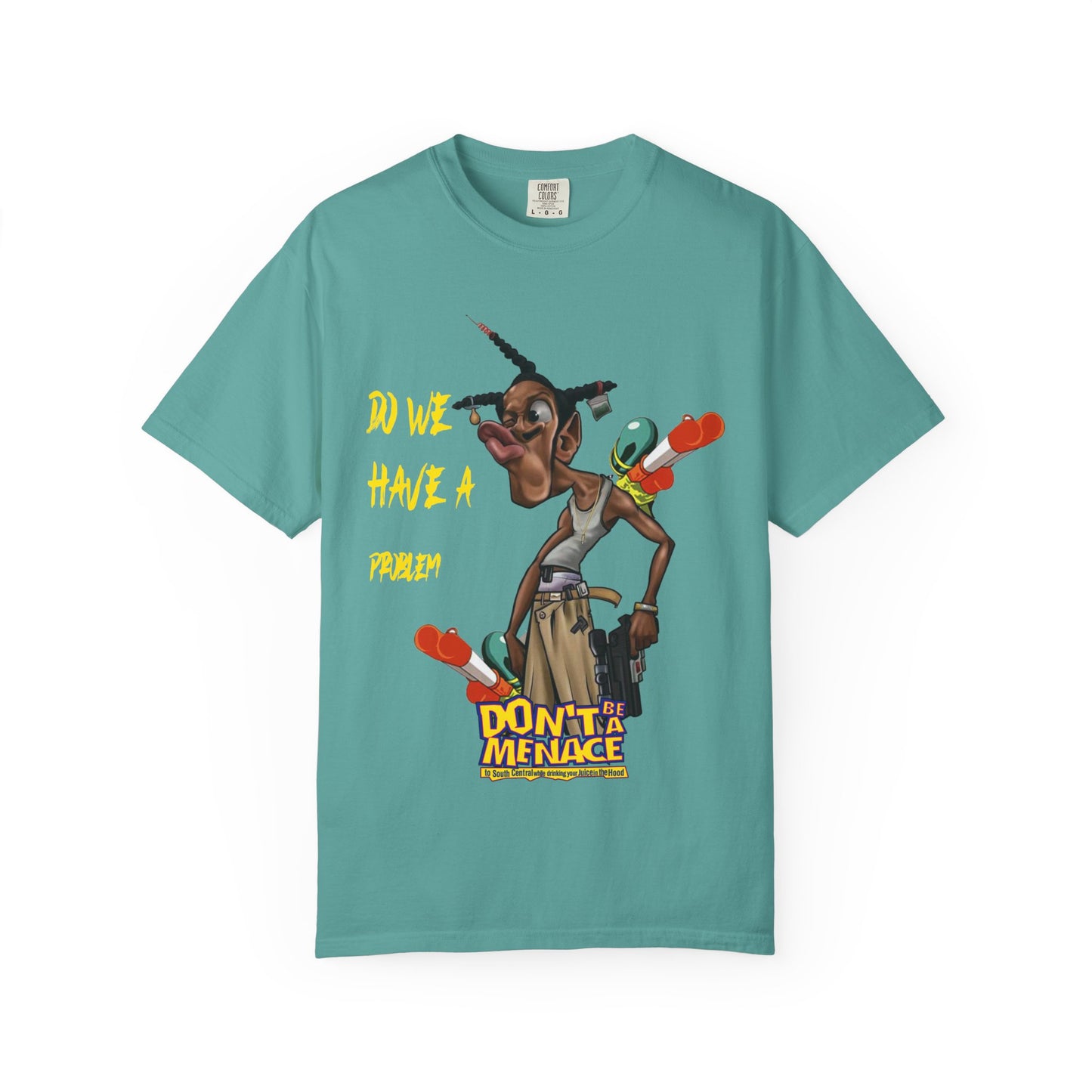 Don’t Be a Menace Graphic T-Shirt — “Do We Have a Problem?” Urban Cartoon Streetwear