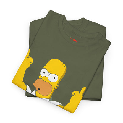 Homer Double Middle Fingers T-shirt