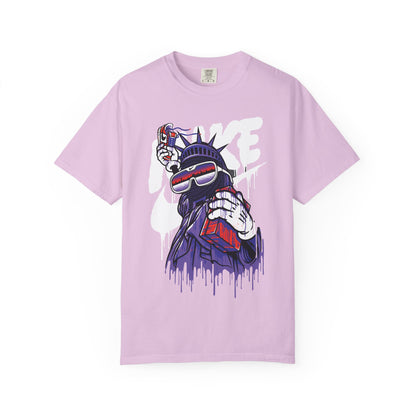 Retro Graffiti Statue of Liberty Illustration (’Like’ Spray Can)