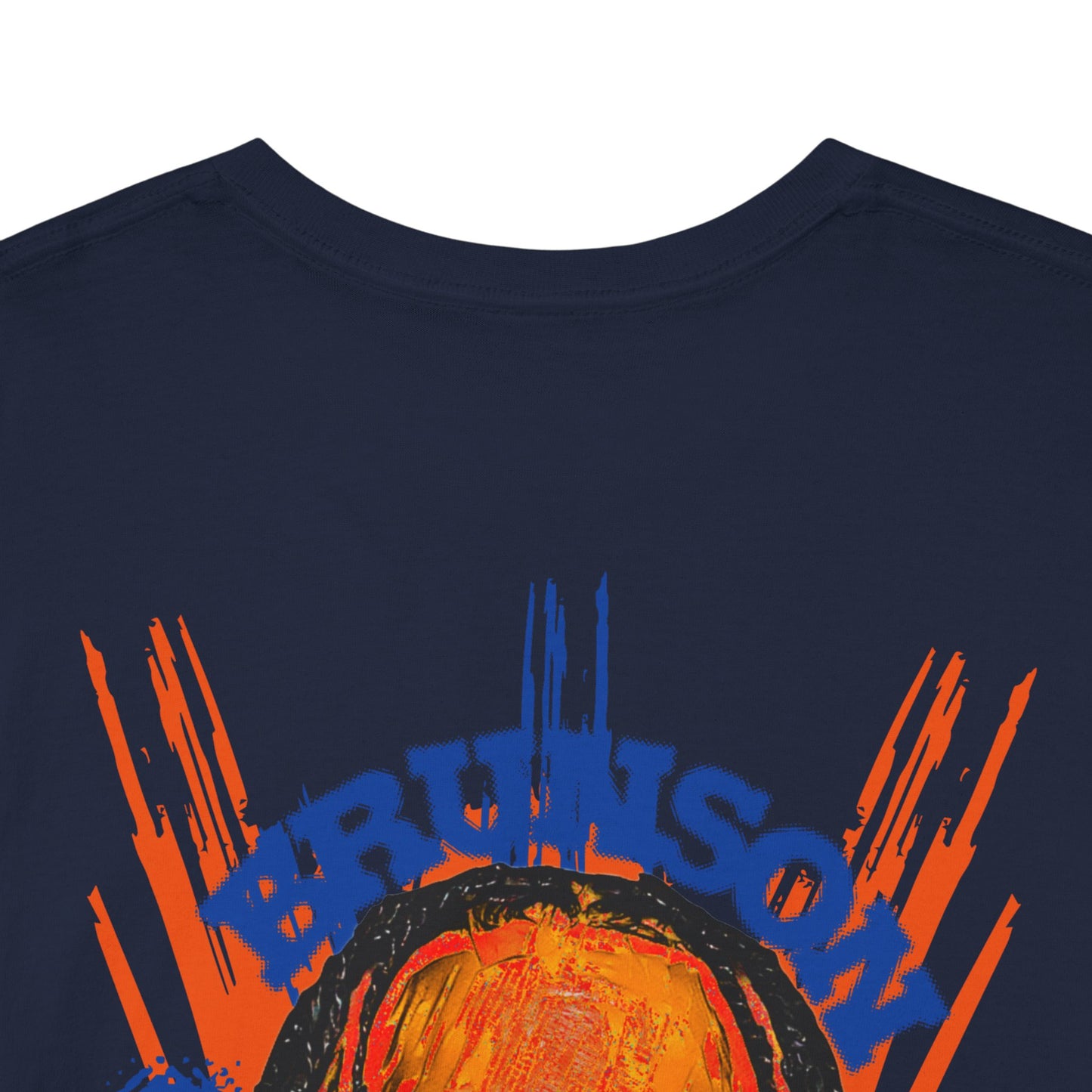 Brunson #11' Retro Portrait Basketball T-Shirt