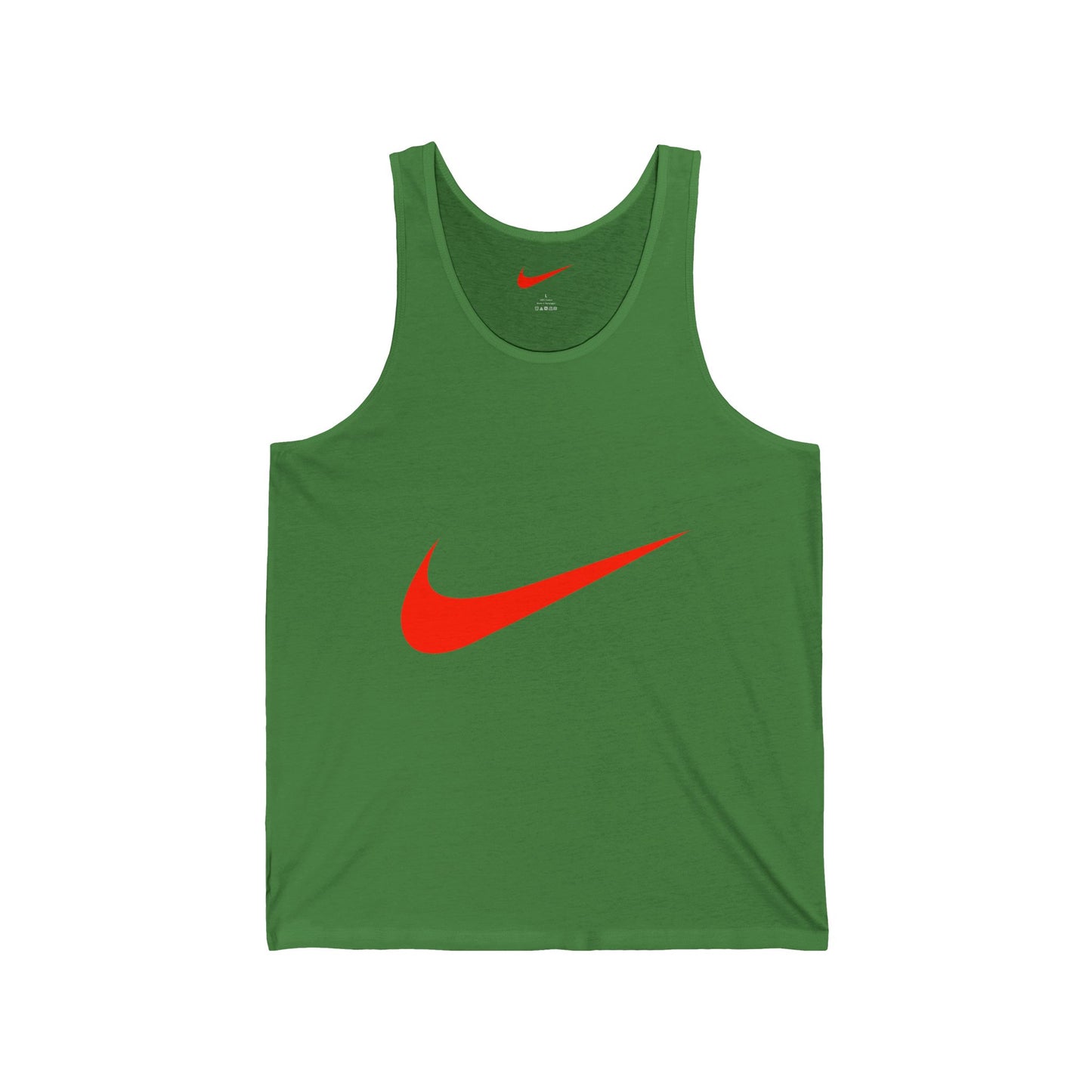 Red Swoosh Tank Top