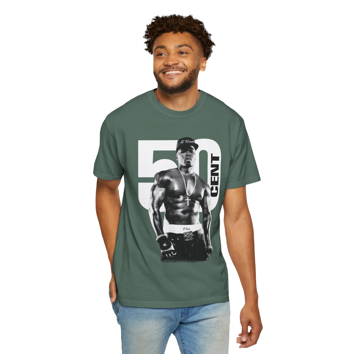 Retro 50 Cent Graphic T-shirt
