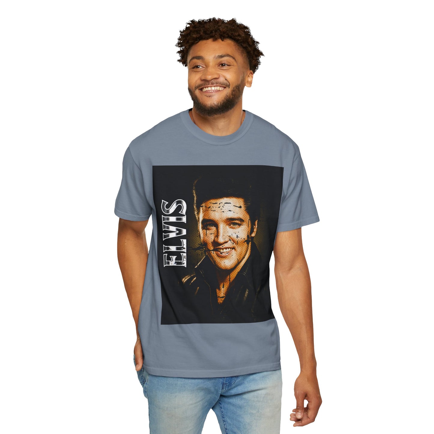 Elvis Vintage Rock Legend Portrait T-Shirt
