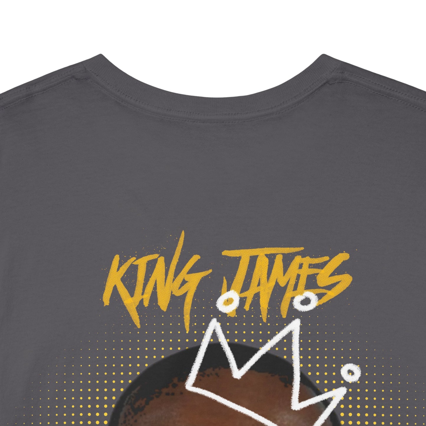 'King'  James Crown Face T-shirt