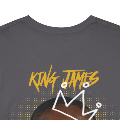 'King'  James Crown Face T-shirt