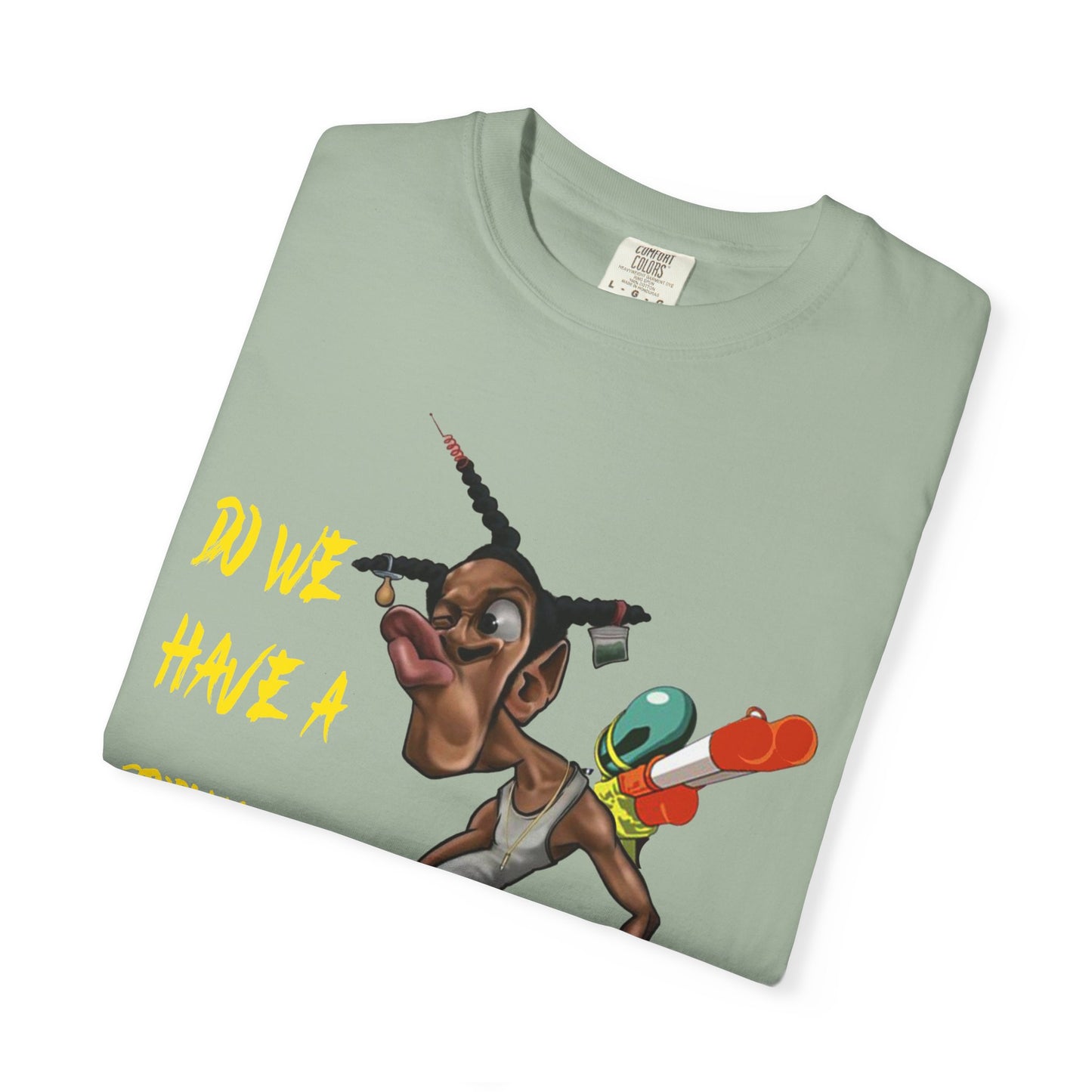Don’t Be a Menace Graphic T-Shirt — “Do We Have a Problem?” Urban Cartoon Streetwear
