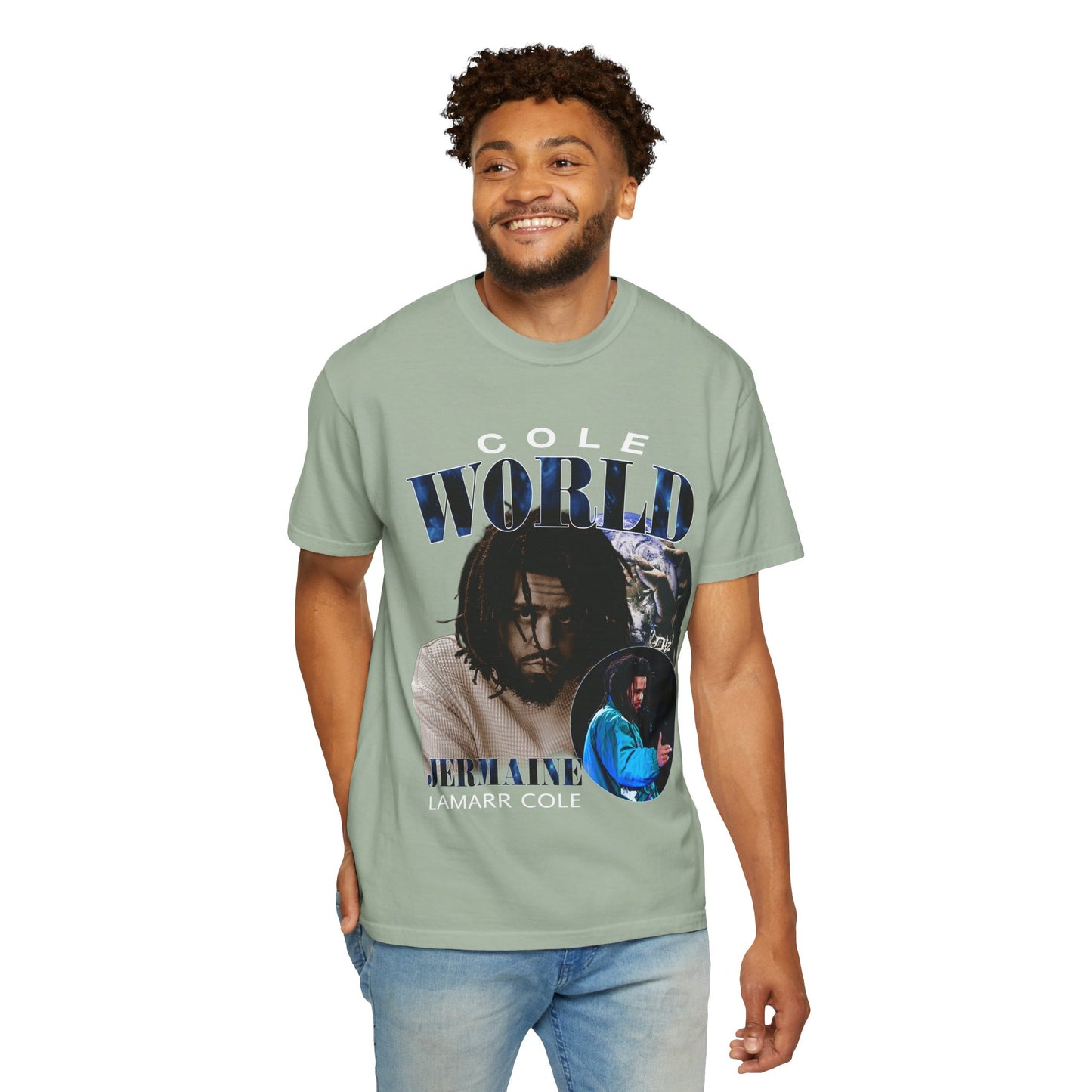 World Jermaine T-Shirt — Graphic Portrait Tee