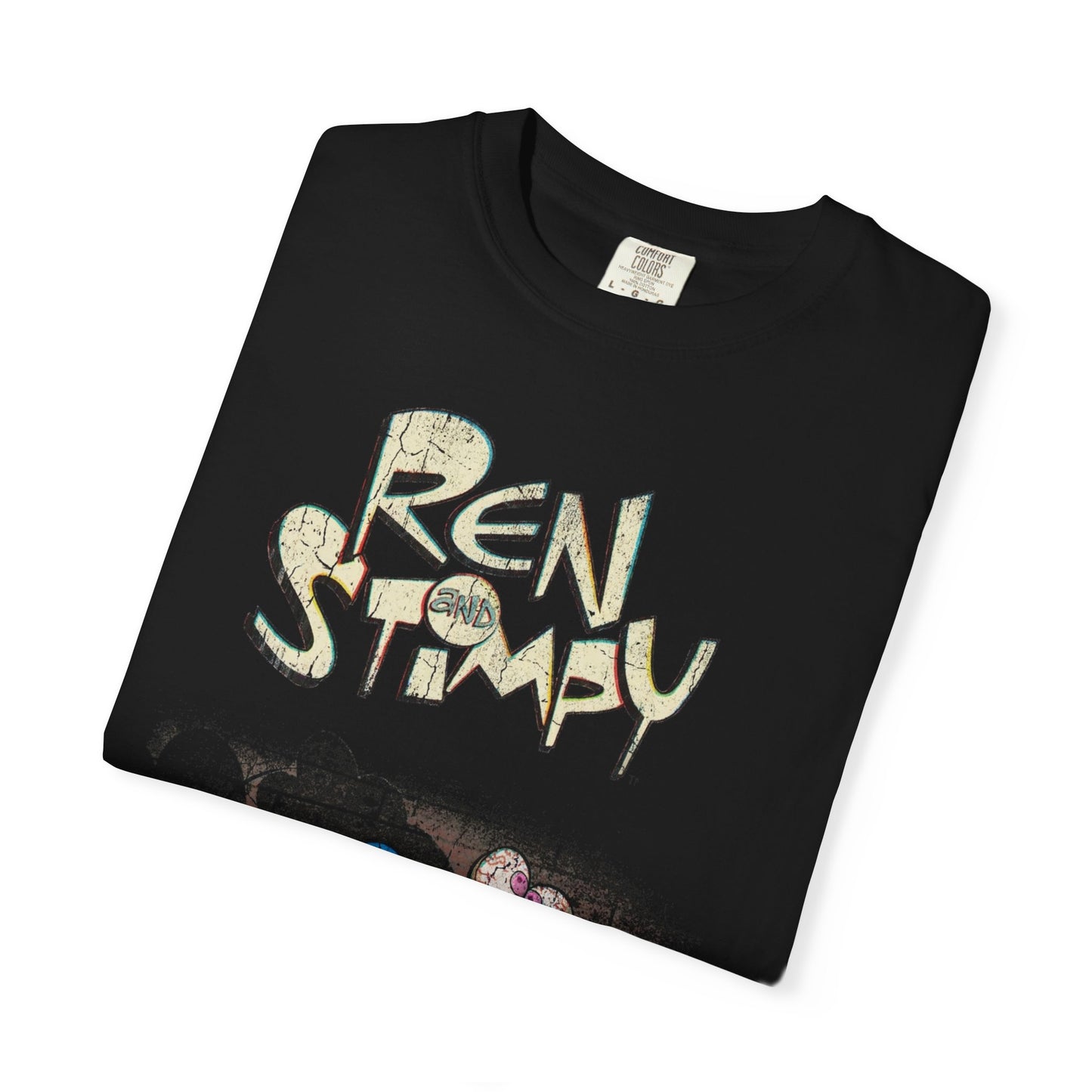 Ren & Stimpy Vintage Cartoon Graphic T-Shirt