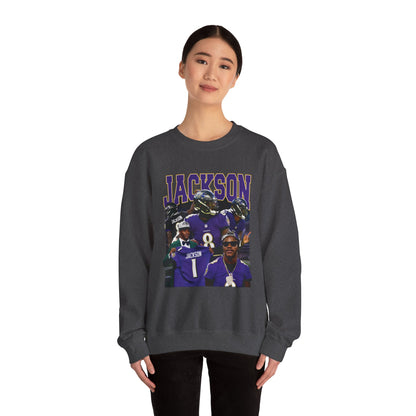 Lamar Jackson Graphic Crewneck Sweatshirt | Cozy Sports Apparel | Unisex Casual Wear | Perfect for Game Day, Gifts, Stylish & Comfy Sweatshirt