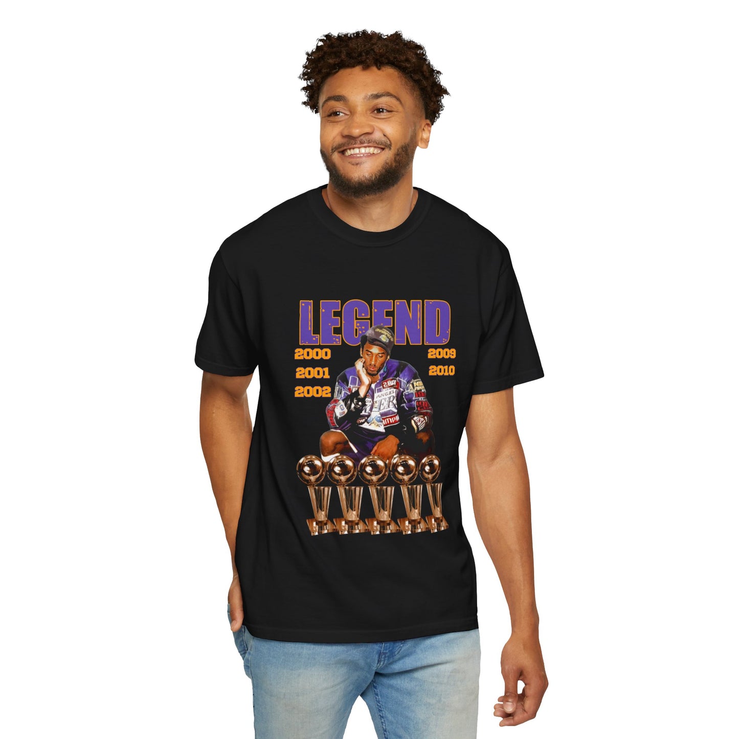 'LEGEND' Kobe Retro MVP Championship Graphic T-Shirt