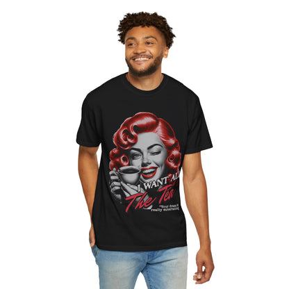"I Want All The Tea" Retro T-shirt