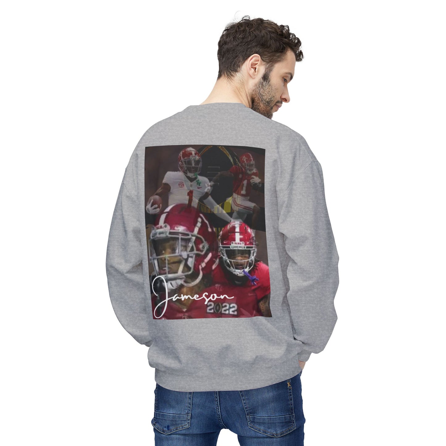 Jameson Alabama Crimson Tide Custom Fleece Sweatshirt - KeyWear Graphic Edition