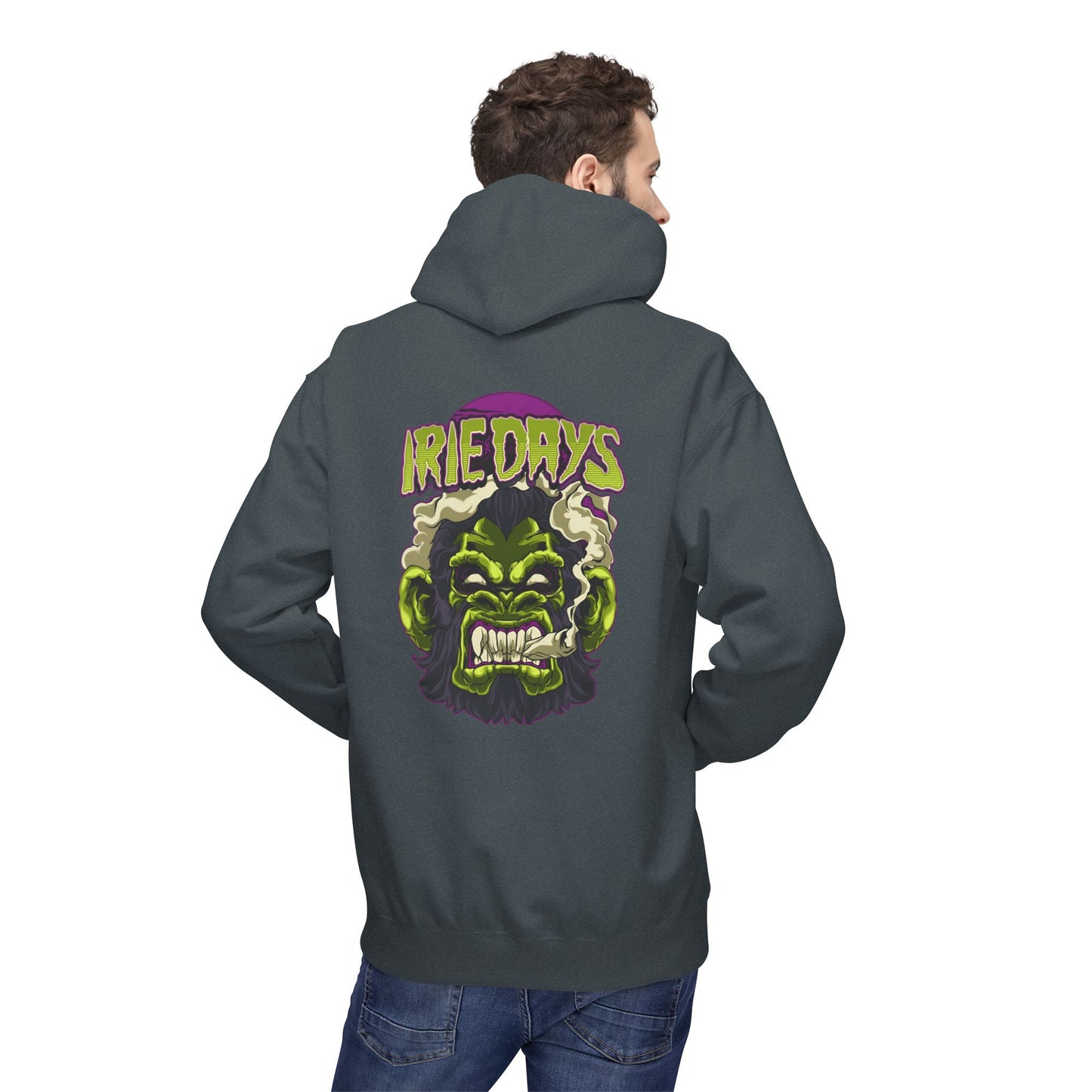Irie Days Gorilla Graphic Hoodie — Green Monster Streetwear Pullover