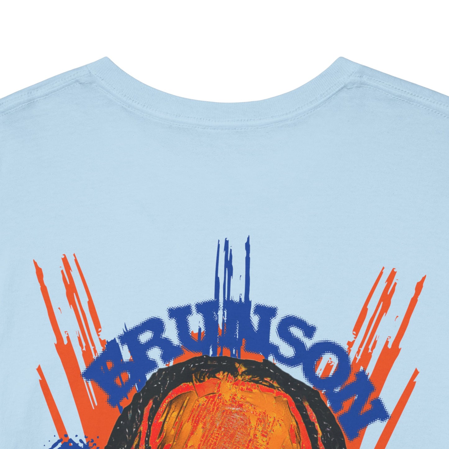 Brunson #11' Retro Portrait Basketball T-Shirt
