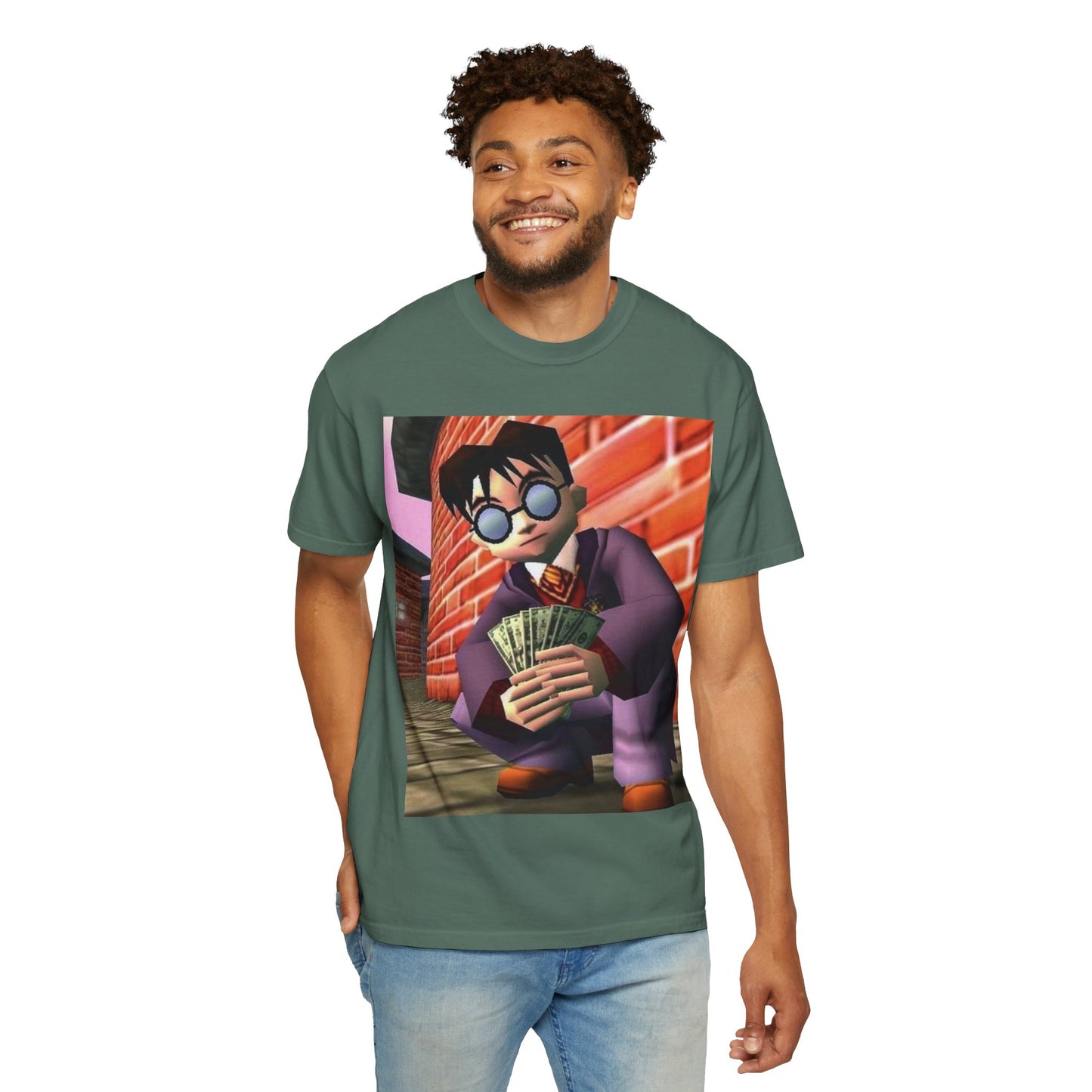 Harry Potter Retro Gamer Cash Graphic T-Shirt