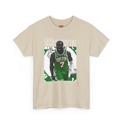 Jaylen Brown Boston Celtics Graphic Tee — NBA Player Basketball Fan Shirt