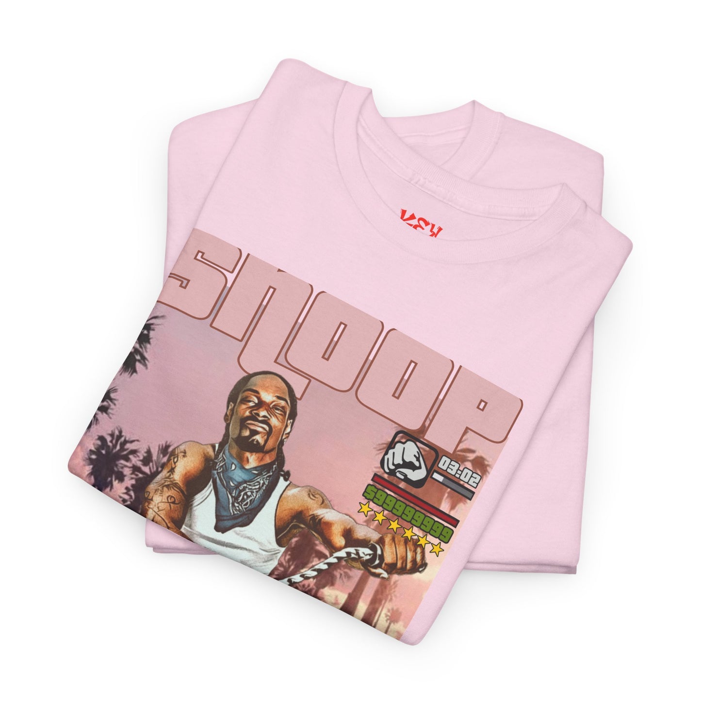 Snoop Retro Pink Hip-Hop Poster Tee