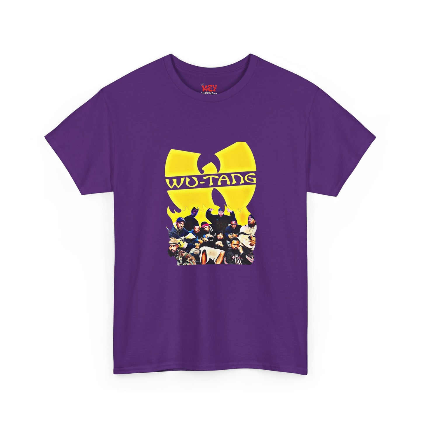Wu-Tang Clan Logo Photo Tee — Yellow Icon Graphic T-Shirt