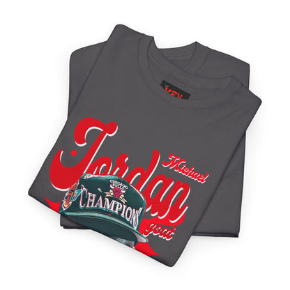 Jordan Champion Tee — Vintage Michael Jordan 6x Finals MVP Basketball Shirt