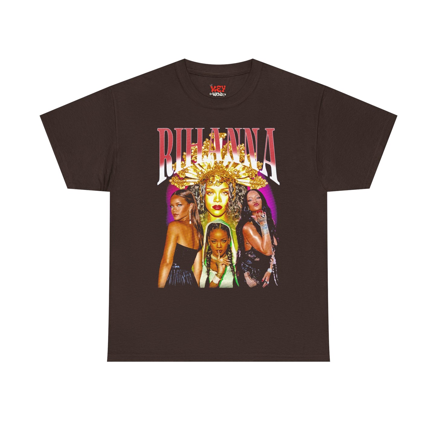 RiRi Graphic Tee — Retro Collage Music Icon Design