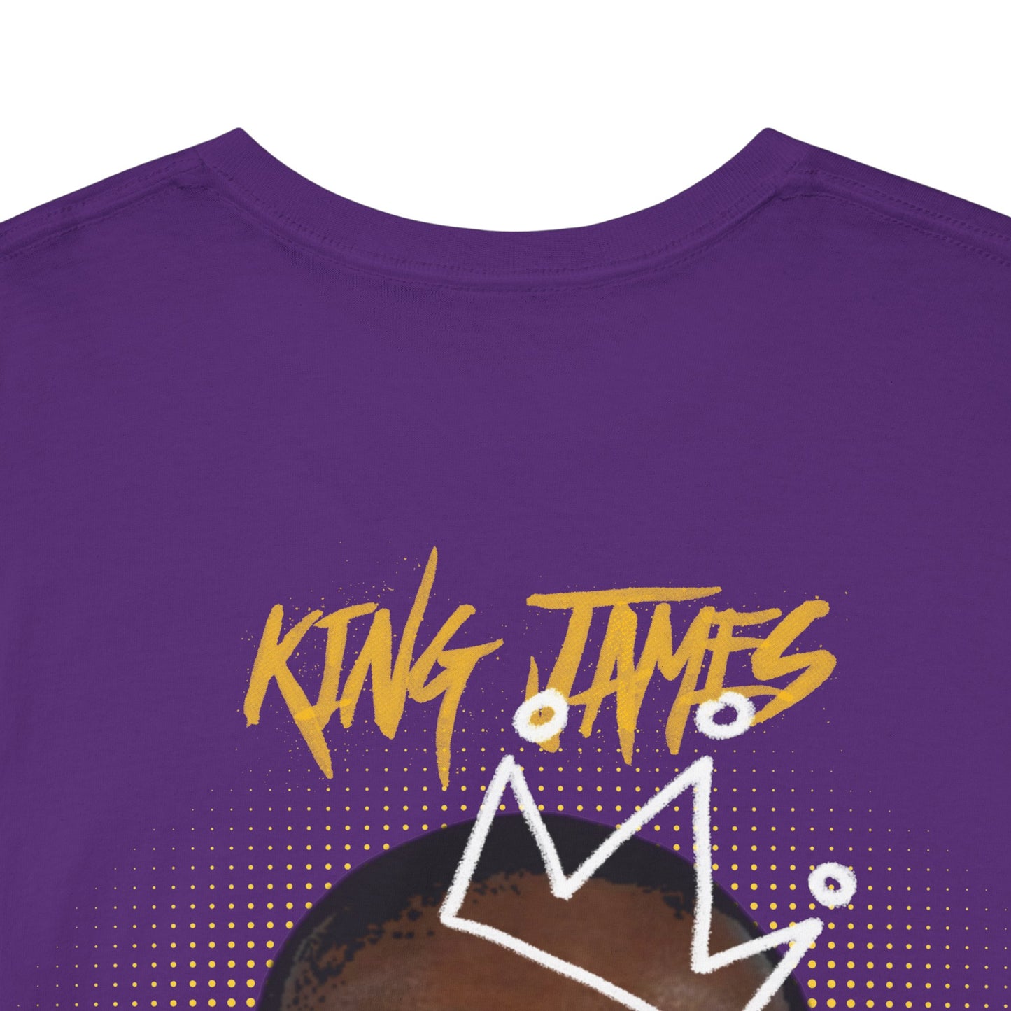 'King'  James Crown Face T-shirt