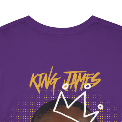 'King'  James Crown Face T-shirt