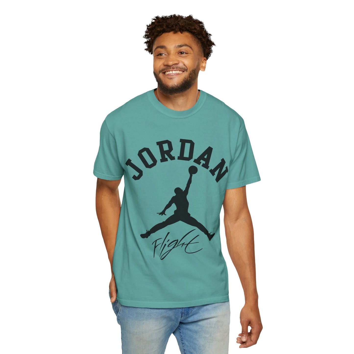Jordan Flight T‑Shirt — Retro Basketball Logo Tee