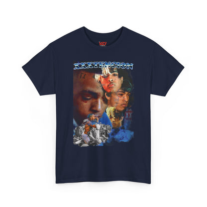 X Graphic Tee - Retro Rap Collage T-Shirt (Portrait Montage Design)
