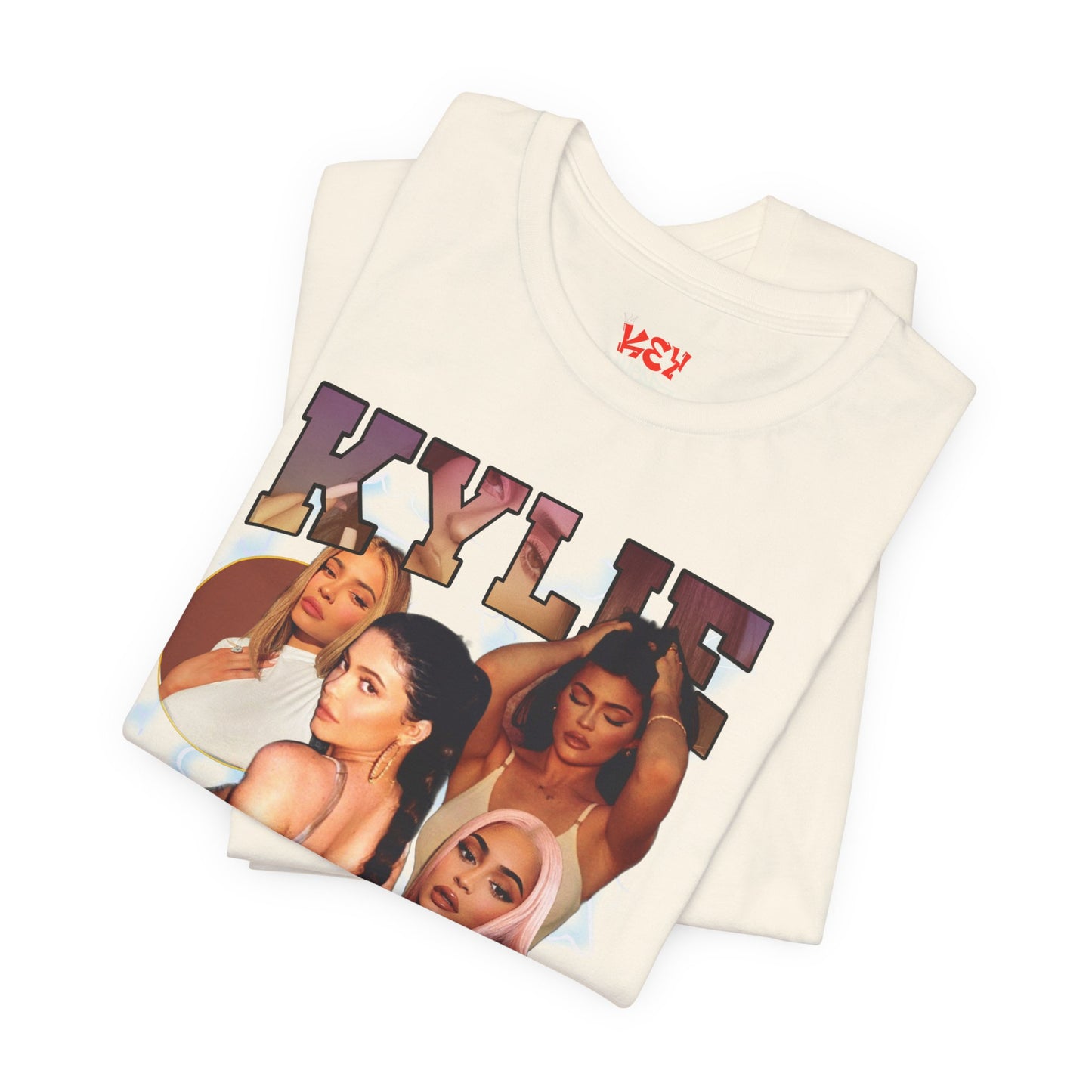 Bootleg Kylie Jenner Graphic Tee — Retro Collage