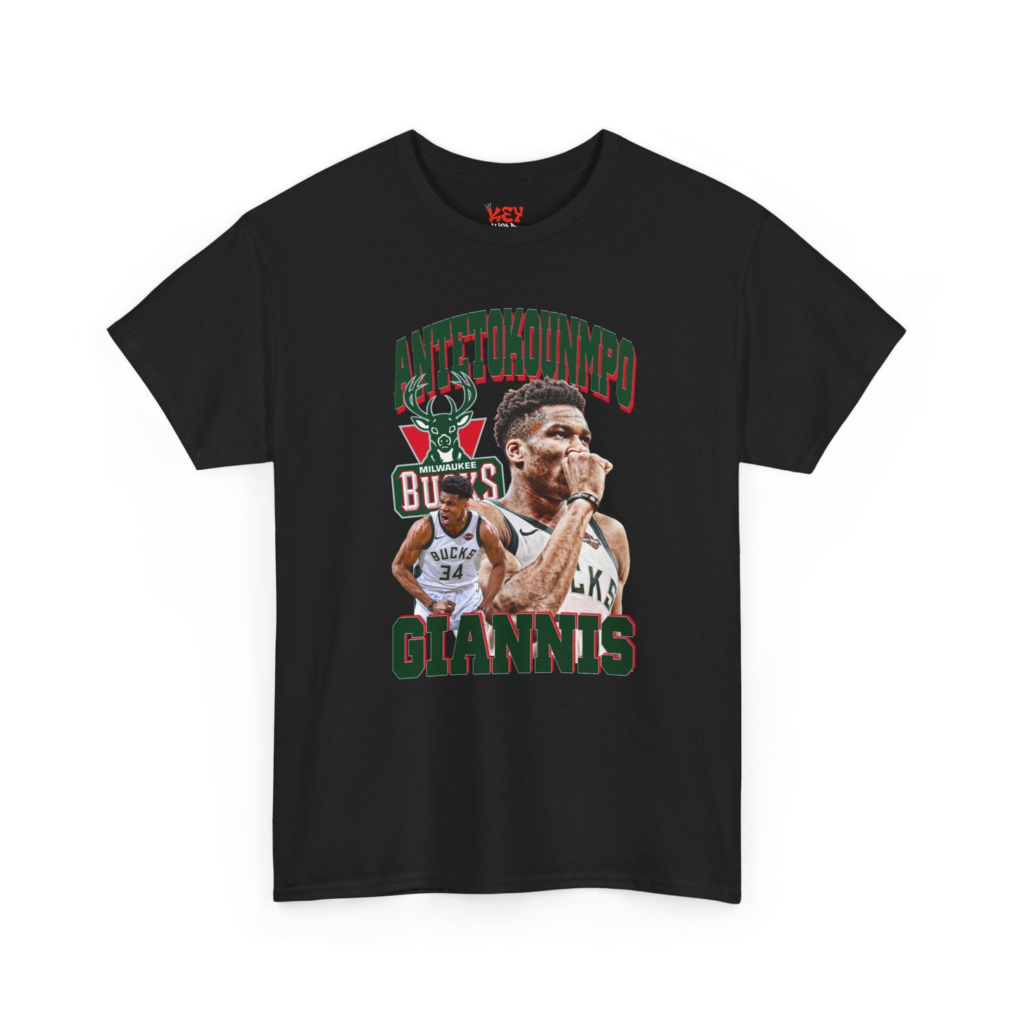 Giannis Antetokounmpo Unisex Heavy Cotton Tee - Basketball Fan Apparel