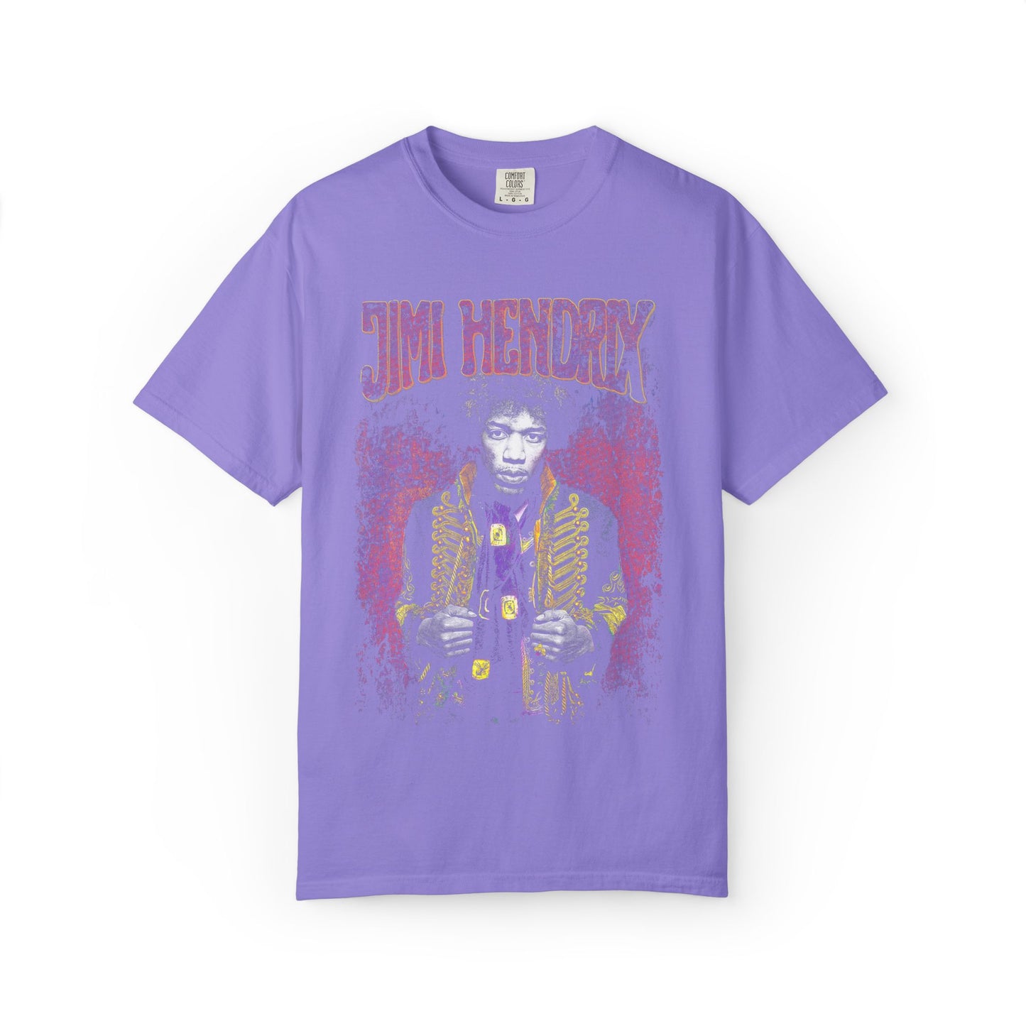 Jim Retro Rock Portrait T-Shirt — Vintage Psychedelic Band Graphic