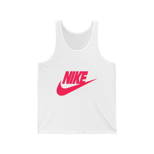 Nike Swoosh Tank Top — Retro Pink Logo Athletic Tank