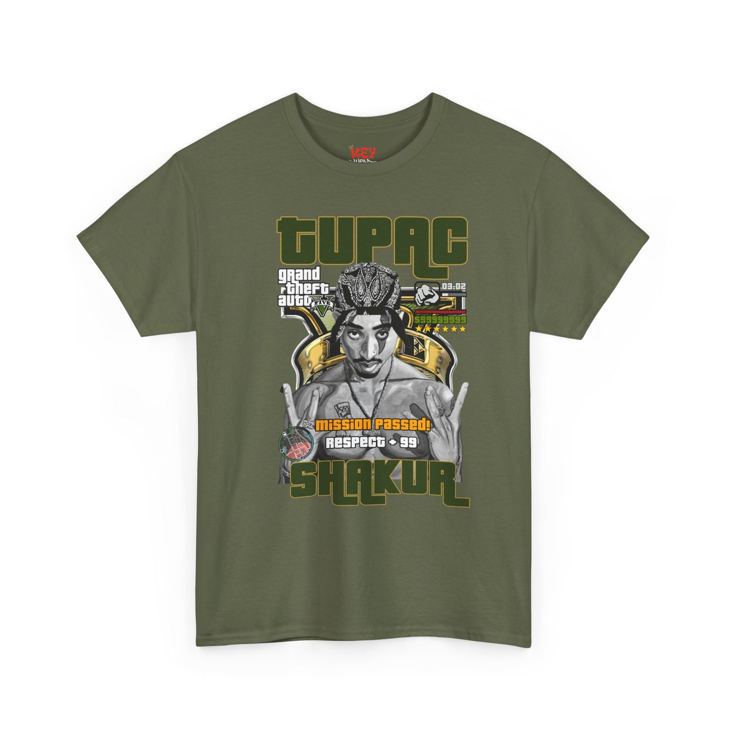 2pac Tribute Unisex Heavy Cotton Tee