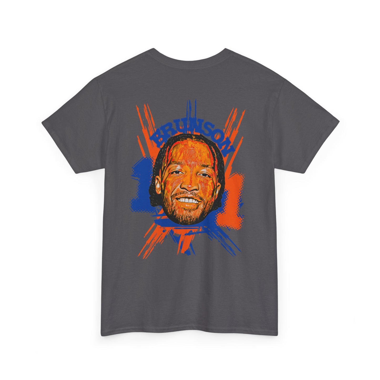 Brunson #11' Retro Portrait Basketball T-Shirt