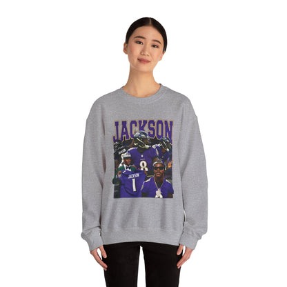 Lamar Jackson Graphic Crewneck Sweatshirt | Cozy Sports Apparel | Unisex Casual Wear | Perfect for Game Day, Gifts, Stylish & Comfy Sweatshirt