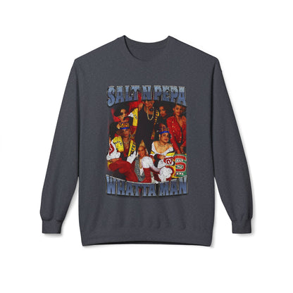 Salt-N-Pepa 'Whatta Man' Crewneck Sweatshirt - Retro 90s Hip-Hop Graphic