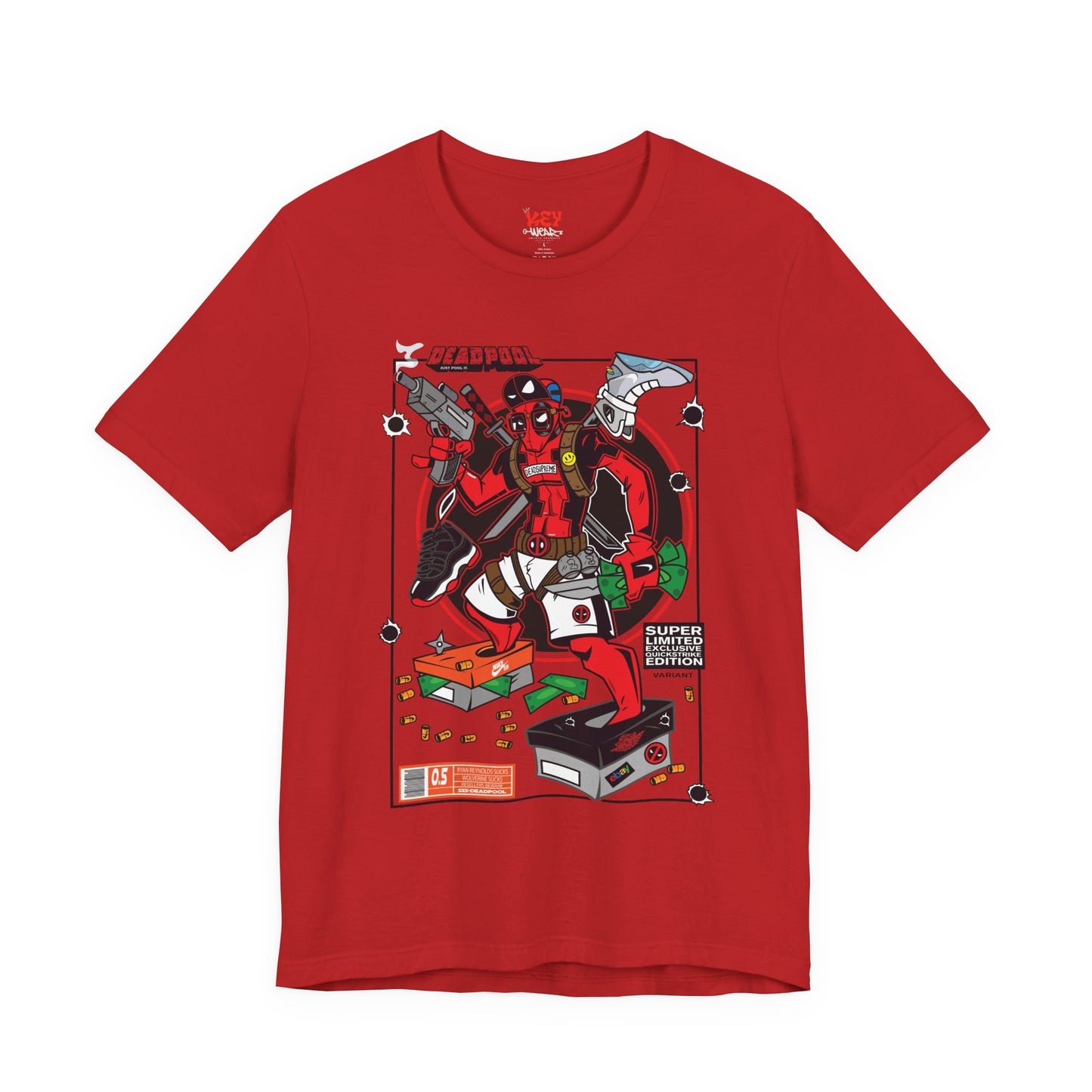 Deadpool Arcade Graphic Tee — Retro Gaming Comic T-Shirt