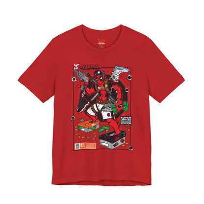 Deadpool Arcade Graphic Tee — Retro Gaming Comic T-Shirt
