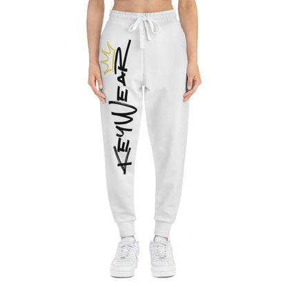 KeyWear White Athletic Joggers