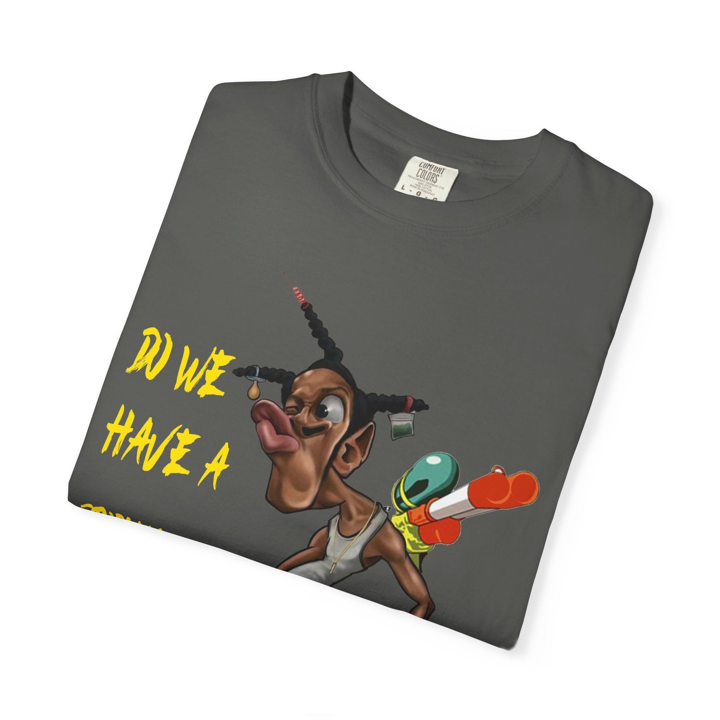 Don’t Be a Menace Graphic T-Shirt — “Do We Have a Problem?” Urban Cartoon Streetwear