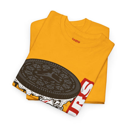 KeyWear Graphic Tee — Oreo Sneaker Sandwich Design ("FOURS")