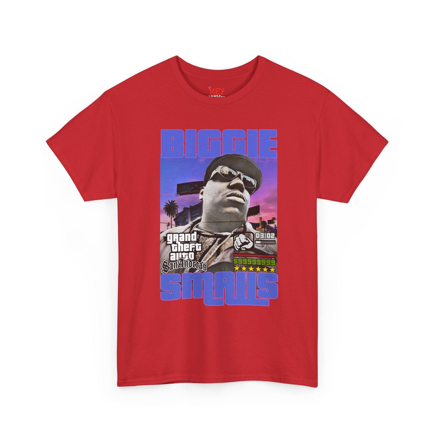 Biggie Tee — Retro Dragon Warrior Graphic T‑Shirt