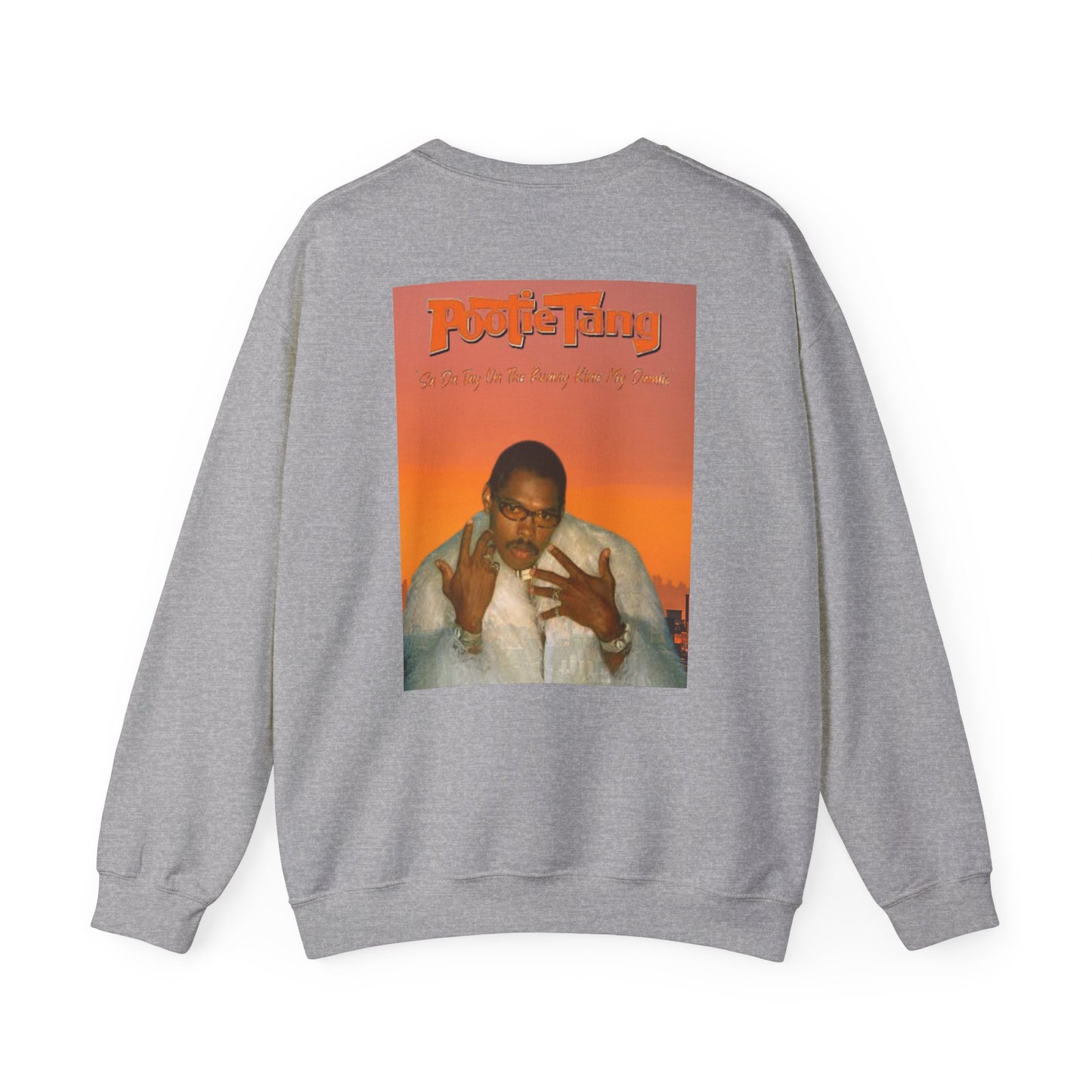 Pootie Tang Keywear Graphic Sweatshirt — Vintage Portrait Back Print Crewneck