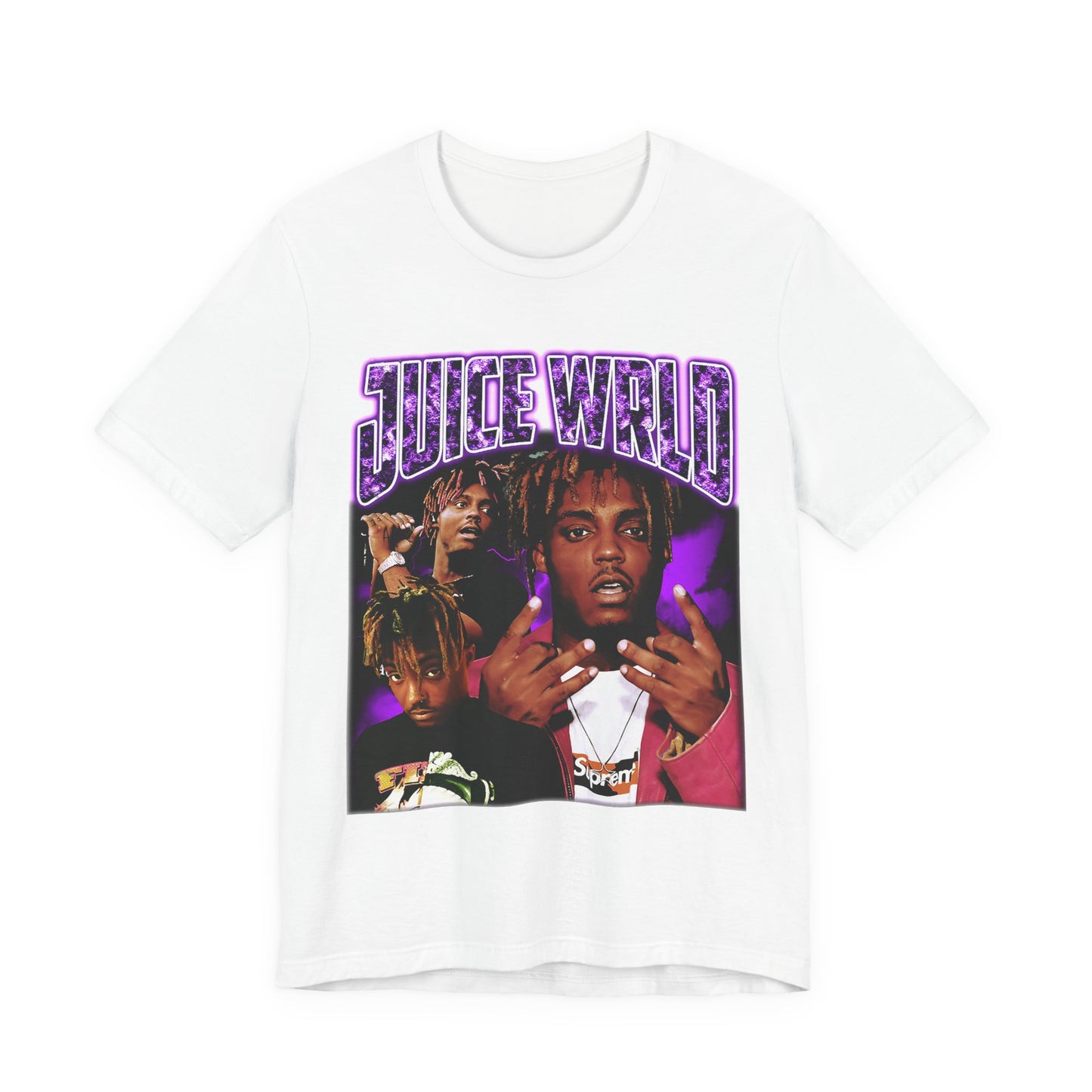 Juice WRLD Unisex Jersey Tee - Retro Graphic T-Shirt for Music Fans